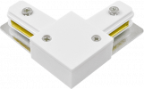Jazzway PTR CL-WH Коннектор белый L-обр. Jazzway, .5010840