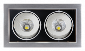 Jazzway PSP-S 112 2x9W 4000K 24° GREY Карданный IP40