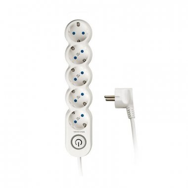 Фотография товара 'Jazzway .5034839 Удлинитель 5 x 3.0 выкл., заземл., шторки'