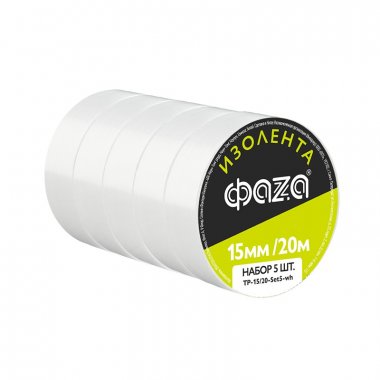 Фотография товара 'Jazzway .5046023 Комплект изол. ФАZА 15мм * 20м, 5 роликов'
