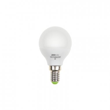 Фотография товара 'Jazzway Светодиодная лампа шар PLED- ECO-G45 5w E27 4000K 400Lm 230V/50Hz .1036988'
