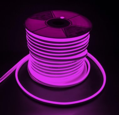 Фотография товара 'Jazzway Лента светодиодная ГИБКИЙ НЕОН PFN-01 2835/120 Purple 220V IP65 6w/m 8*16mm'