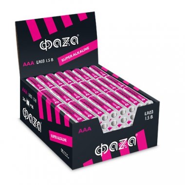 Фотография товара 'ФАZА Элемент питания LR03 Super Alkaline S-4 (DISPLAY) .2854674'