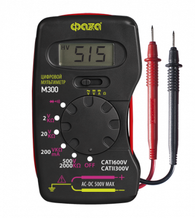 Фотография товара 'ФАZА Мультиметр цифровой M300 .5008779'