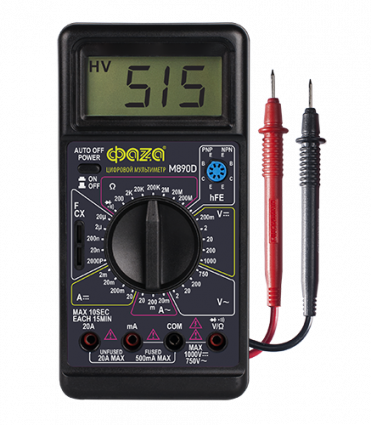 Фотография товара 'ФАZА Мультиметр цифровой M890D .5008830'