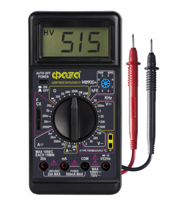 Фотография товара 'ФАZА Мультиметр цифровой M890G+ .5008854'