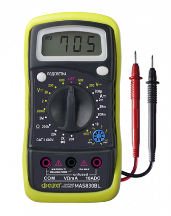 Фотография товара 'ФАZА Мультиметр цифровой MAS830BL .5000476'