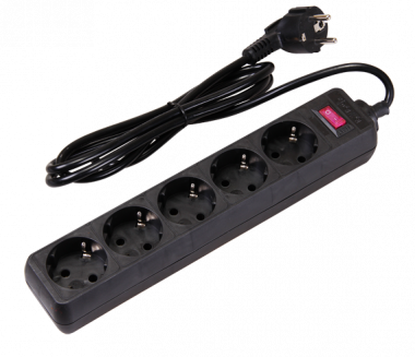 Фотография товара 'ФАZА Сетевой фильтр FOP-05GS-180-bk .5007628'