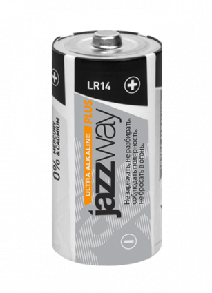 Фотография товара 'Jazzway Батарейки LR14 ULTRA Alkaline BL-2 .5005105'