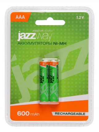 Фотография товара 'Jazzway Акк. AAA 600мАч предзаряженные BL-2 .5007871'