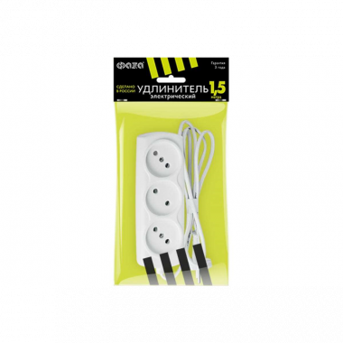 Фотография товара 'Jazzway .1047779 Удлинитель ФАZА Р16-010 3/1,5'