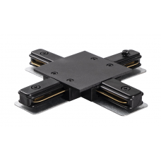 Фотография товара 'Jazzway Коннектор PTR/R CX-BL Коннектор чёрный X -обр. (встраиваемый)'