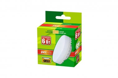 Фотография товара 'Jazzway .2851987 PLED- ECO-GX53 6w 3000K FROST 460Lm D75*26mm'