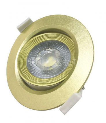 Фотография товара 'Jazzway PSP-R 9044 7W GOLD 3000K 38° круг/поворот IP40'