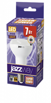Фотография товара 'Jazzway PLED- SP R50 7w 3000K E14 230/50 Jazzway, .1033628'