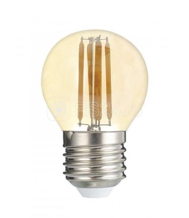 Фотография товара 'Jazzway PLED OMNI G45 6w E27 3000K Gold 230/50 Jazzway, .5021242'