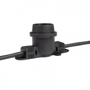 Фотография товара 'Jazzway .5040540A PBL-S20/ L06+1.5 Black E27 (универс.крепл) IP65'