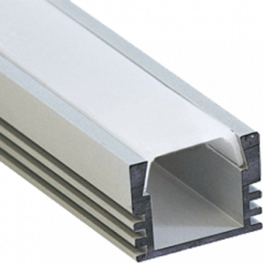 Фотография товара 'Jazzway Профиль PAL 1612 накладной (2м) анодированный, .1009647'