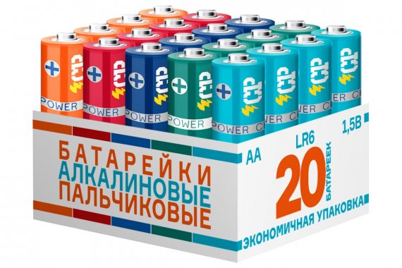 Фотография товара 'Jazzway .5029125 LR 6 CRAZYpower Алкалиновые'