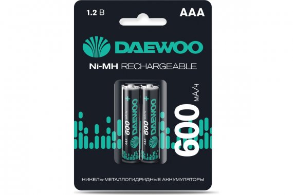 Фотография товара 'Jazzway .5043114 Акк. DAEWOO AAA ( 600mAh) Ni-MH BL-2'