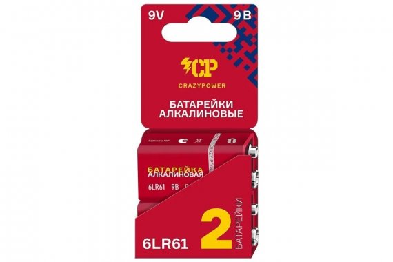 Фотография товара 'Jazzway .5046528 6LR61 CRAZYpower Алкалиновые'