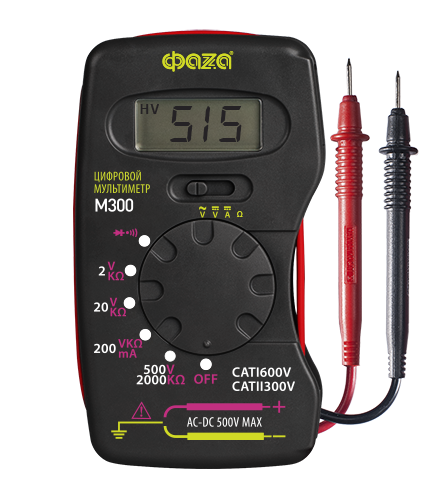 Фотография товара 'ФАZА Мультиметр цифровой M300 .5008779'