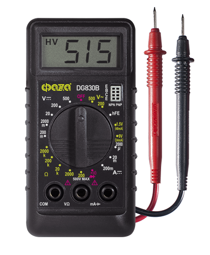 Фотография товара 'ФАZА Мультиметр цифровой M830B .5000377'