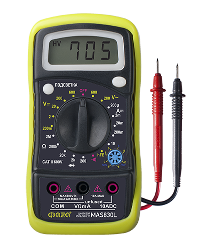 Фотография товара 'ФАZА Мультиметр цифровой MAS830L .5000490'