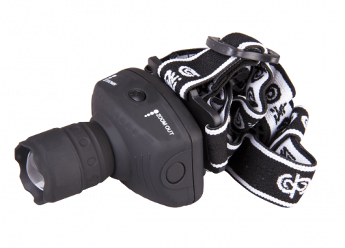 Фотография товара 'ФАZА Фонарь H2-L1WZ-3AAA-bk (1W LED, zoom) .2851437'