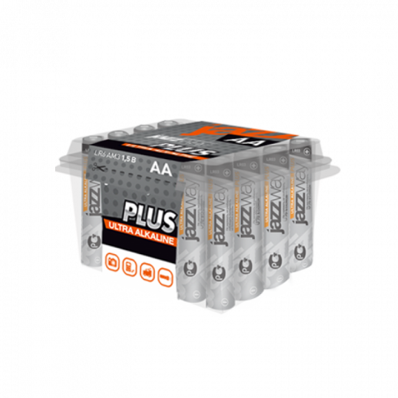 Фотография товара 'Jazzway Элемент питания LR 6 JAZZway ULTRA Alkaline PB-24 .5026803'