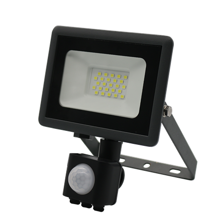 Фотография товара 'Jazzway Прожектор СДО-10 20w SENSOR 6500K GR IP65 230V'