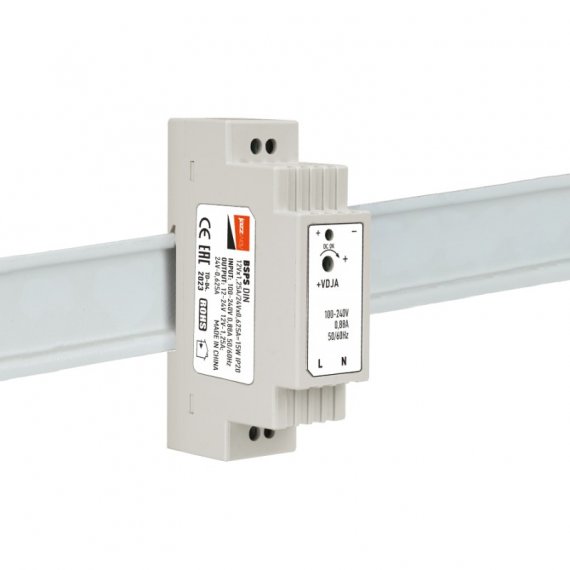 Фотография товара 'Jazzway .5046191 BSPS DIN 12VX1.25A/24VX0.625A=15w IP20 3г.гар'