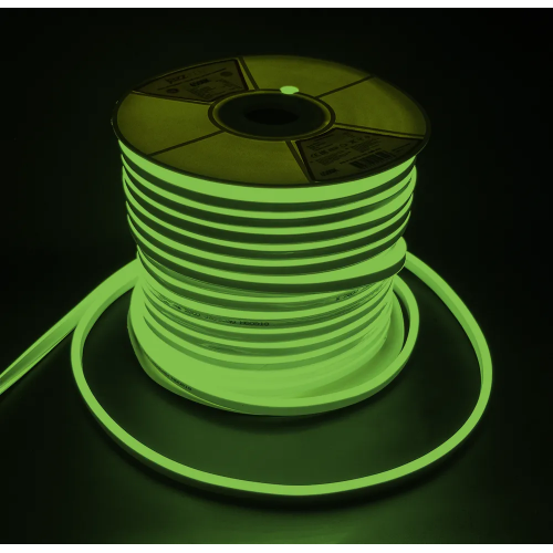 Фотография товара 'Jazzway Лента "Неон" PFN-01 2835/120 Green 220V IP65 6w/m 8*16mm 50'