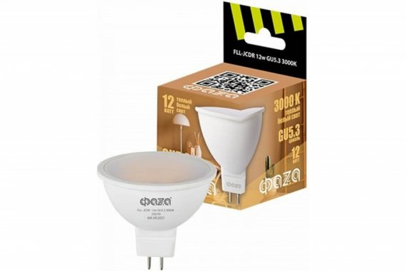 Фотография товара 'Jazzway .5038684 Лампа FLL- JCDR 12w GU5.3 3000K 230/50'