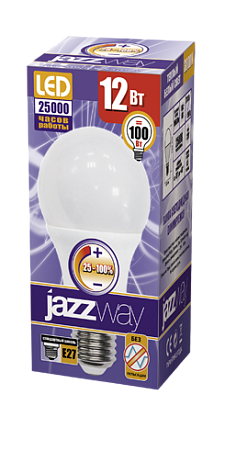 Фотография товара 'Jazzway PLED- DIM A60 12w 3000K 1060 Lm E27 230/50 Jazzway, .2855879'