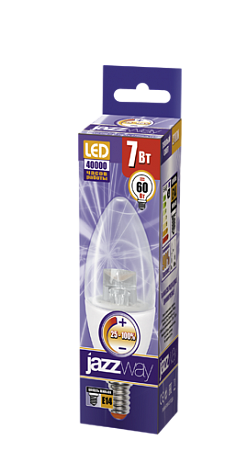 Фотография товара 'Jazzway PLED- DIM C37 7w CLEAR 2700K 520Lm E14 230/50 Jazzway, .1035349'