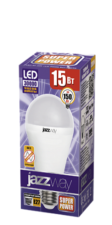 Фотография товара 'Jazzway PLED- SP A60 15w E27 3000K 230/50 Jazzway, .2853028'