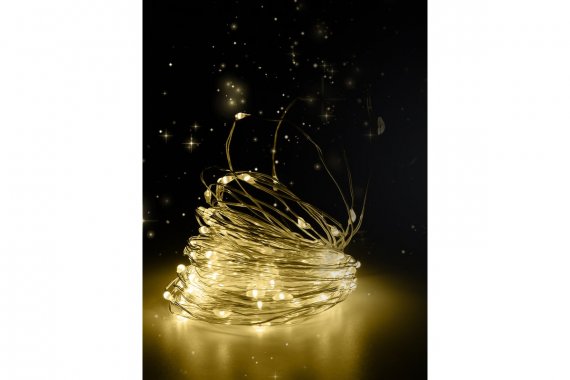 Фотография товара 'Jazzway .5047792 Гирлянда DC-G03-120Y, 120 желт. microLED, 12.1 м'