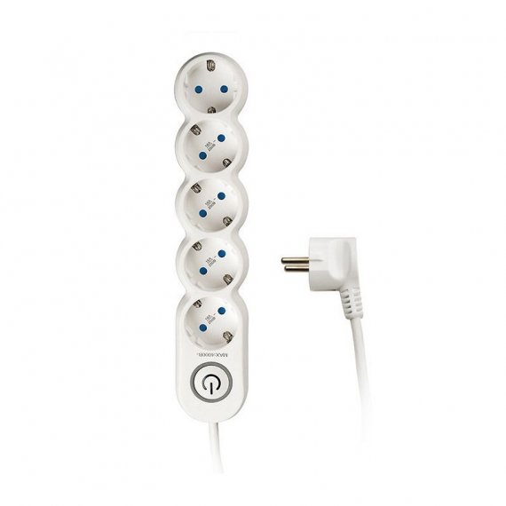 Фотография товара 'Jazzway .5034815 Удлинитель 5 x 1.5 выкл., заземл., шторки'