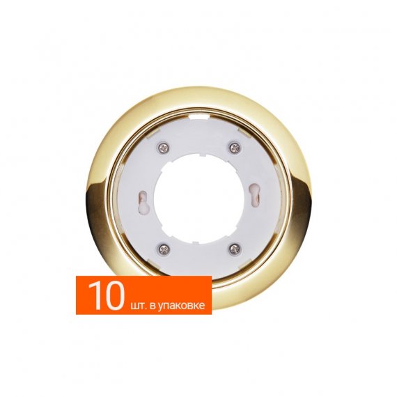 Фотография товара 'Jazzway .5043466 _PGX53 10639. 3 золото глянцевый /10 шт. в уп./ 106*39мм'