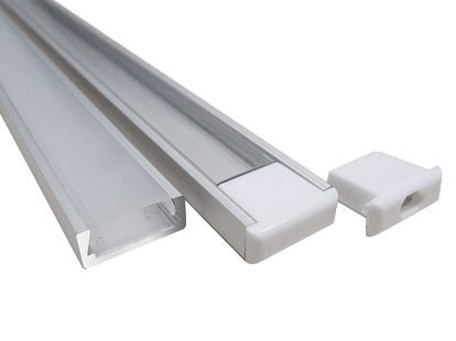 Фотография товара 'Jazzway Профиль PAL 1506 накладной (2м) анодированный, .1009609'