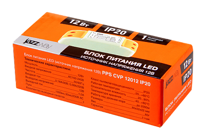 Фотография товара 'Jazzway PPS CVP 12012 IP20 12w пластик Jazzway, .1032447'