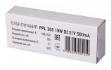 Jazzway Драйвер 500мА для PPL 300 18w DC31v SW, .5005259