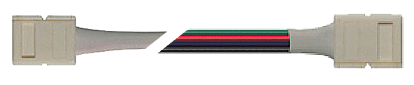 Jazzway Коннектор PLSC-10x4/15/10x4 (5050 RGB) Jazzway уп 10 шт, .1016232