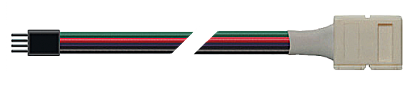 Jazzway Коннектор PLSC-10x4/15/4pin (5050 RGB) Jazzway уп 5 шт, .1017161