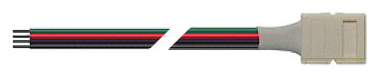 Jazzway Коннектор PLSC-10x4/20 (5050RGB) Jazzway уп 10шт., .1013767