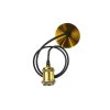 Jazzway .5012127 RETRO патрон с проводом PLC 01 E27 230V/1M ANTIQUE BRONZE