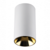Jazzway Светильник PDL-R 14080 GU10 WH/GL (белый/золото) 230V IP20